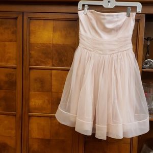 DIVIDED BLUSH STRAPLESS DRESS SIZE 4
